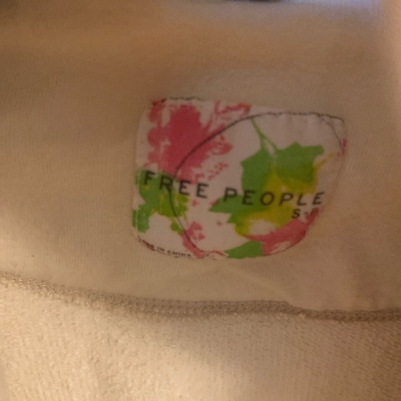 Free People Cream Oversized Hooded Jacket - Picture 3 of 5